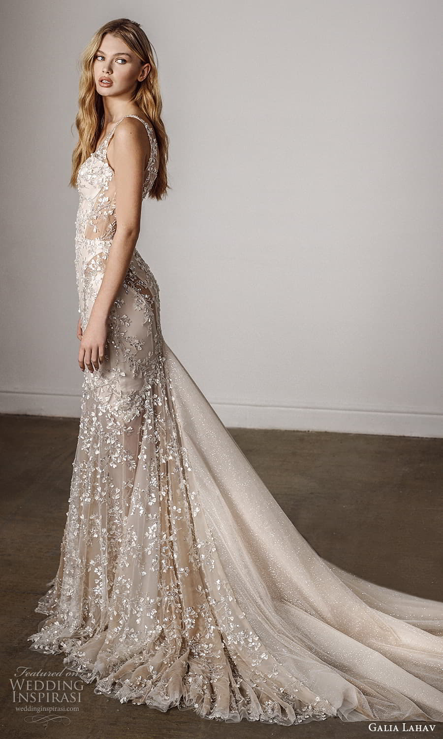 galia lahav spring 2022 bridal sleeveless straps plunging v necklne fully embellished sheath wedding dress chapel train (8) sv galia lahav spring 2022 bridal sleeveless straps plunging v necklne fully embellished sheath wedding dress chapel train (8) sv