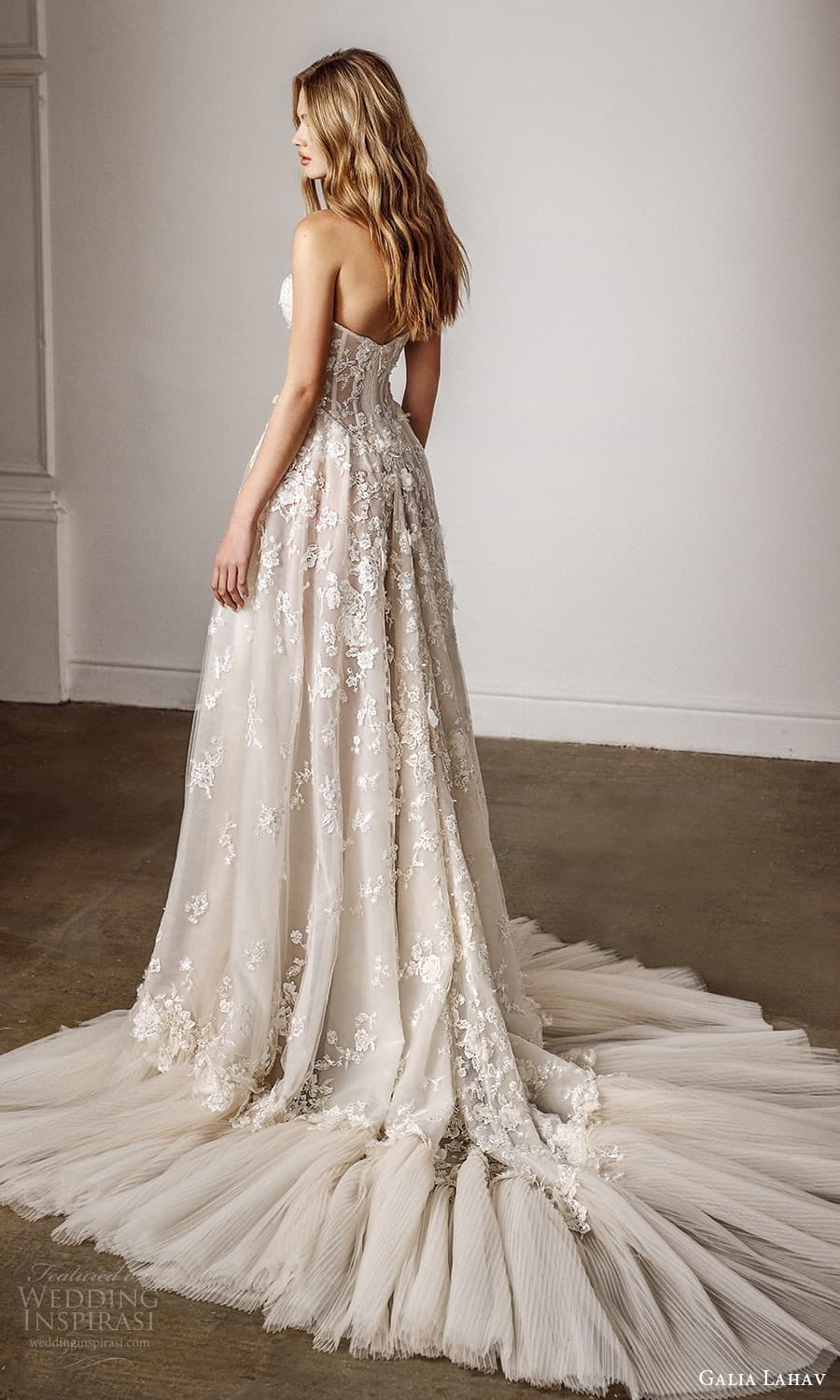 galia lahav spring 2022 bridal strapless sweetheart neckline fully embellished a line ball gown wedding dress chapel train (15) bv galia lahav spring 2022 bridal strapless sweetheart neckline fully embellished a line ball gown wedding dress chapel train (15) bv