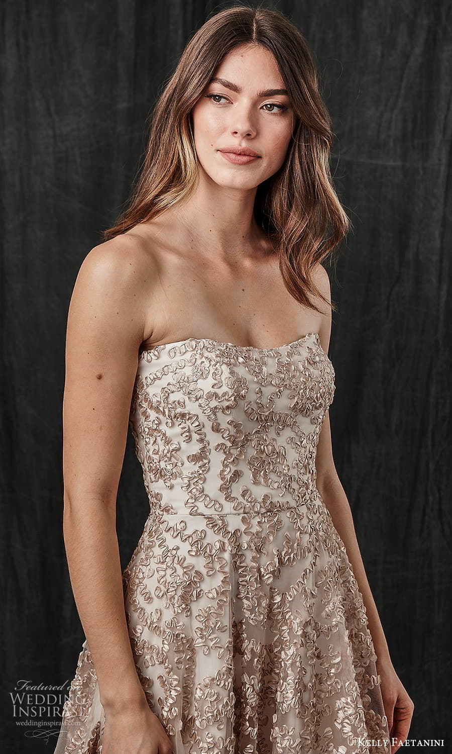 kelly faetanini spring 2022 bridal strapless semi sweetheart necklne fully embellished a line ball gown wedding dress chapel train metallic blush (3) zv kelly faetanini spring 2022 bridal strapless semi sweetheart necklne fully embellished a line ball gown wedding dress chapel train metallic blush (3) zv