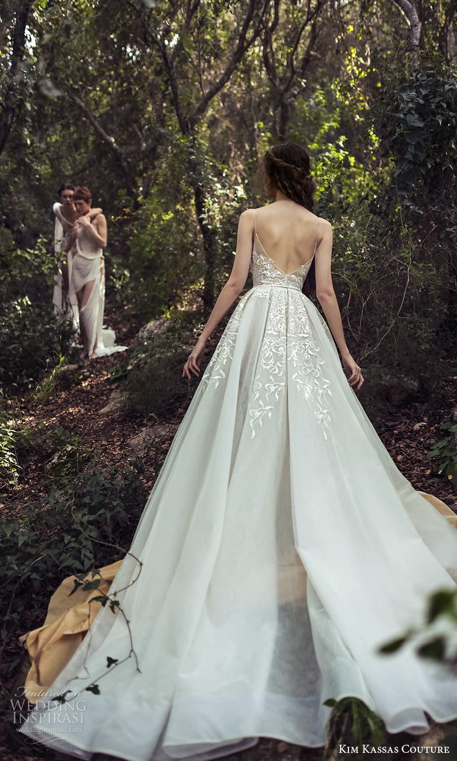 kim kassas spring 2022 bridal sleevelesss straps plunging v neckline fully embellished a line wedding dress chapel train slit skirt (4) bv kim kassas spring 2022 bridal sleevelesss straps plunging v neckline fully embellished a line wedding dress chapel train slit skirt (4) bv