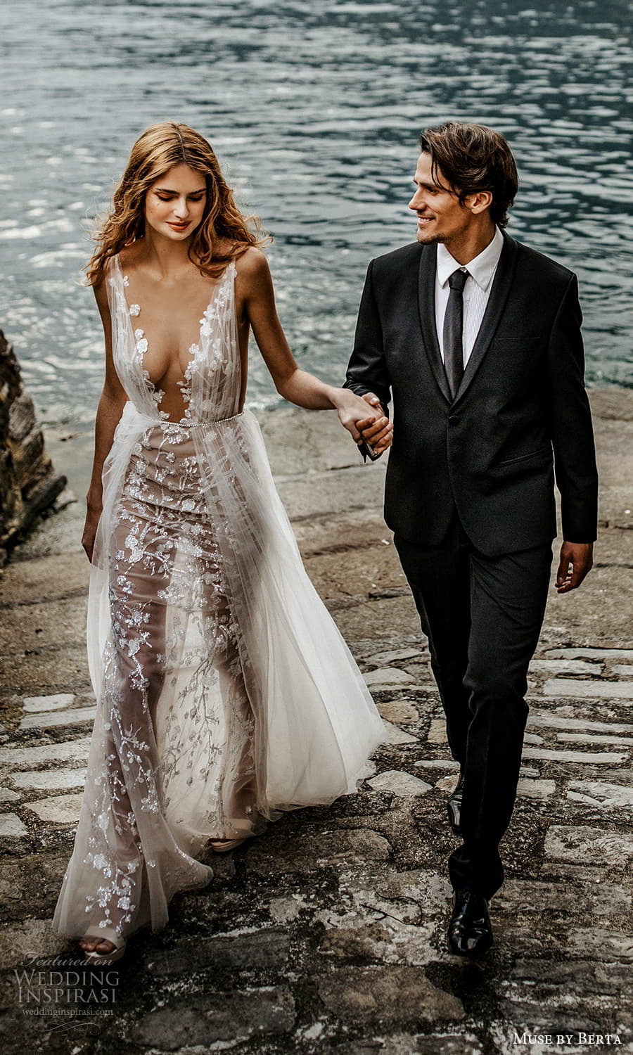 muse by berta spring 2022 bridal sleeveless straps plunging v neckline embellished sheath wedding dress a line overskirt (3) mv muse by berta spring 2022 bridal sleeveless straps plunging v neckline embellished sheath wedding dress a line overskirt (3) mv