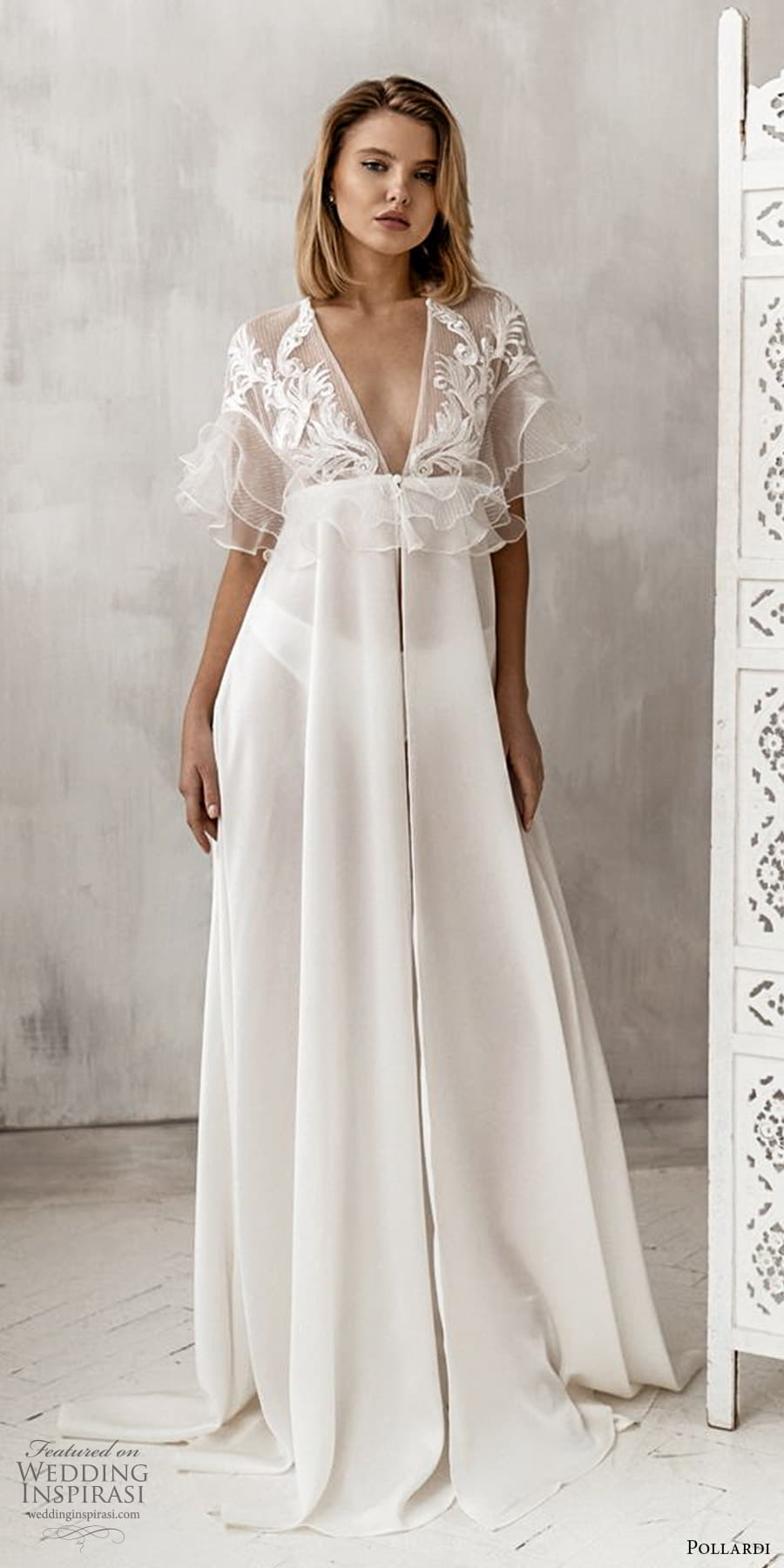 pollardi 2021 boudoir bridal sheer fluter sleeves robe (13) mv
