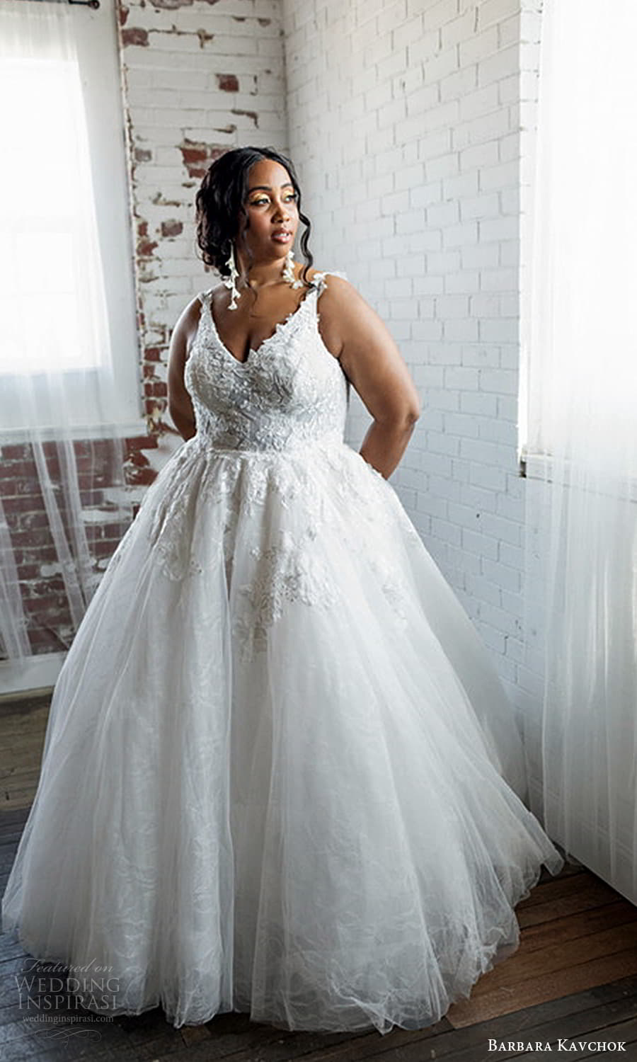 barbara kavchok 2022 nouveau bridal sleeveless straps v neckline fully embellished lace a line ball gown wedding dress (2) fv barbara kavchok 2022 nouveau bridal sleeveless straps v neckline fully embellished lace a line ball gown wedding dress (2) fv
