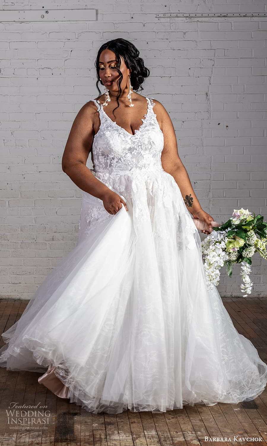 barbara kavchok 2022 nouveau bridal sleeveless straps v neckline fully embellished lace a line ball gown wedding dress (2) mv barbara kavchok 2022 nouveau bridal sleeveless straps v neckline fully embellished lace a line ball gown wedding dress (2) mv