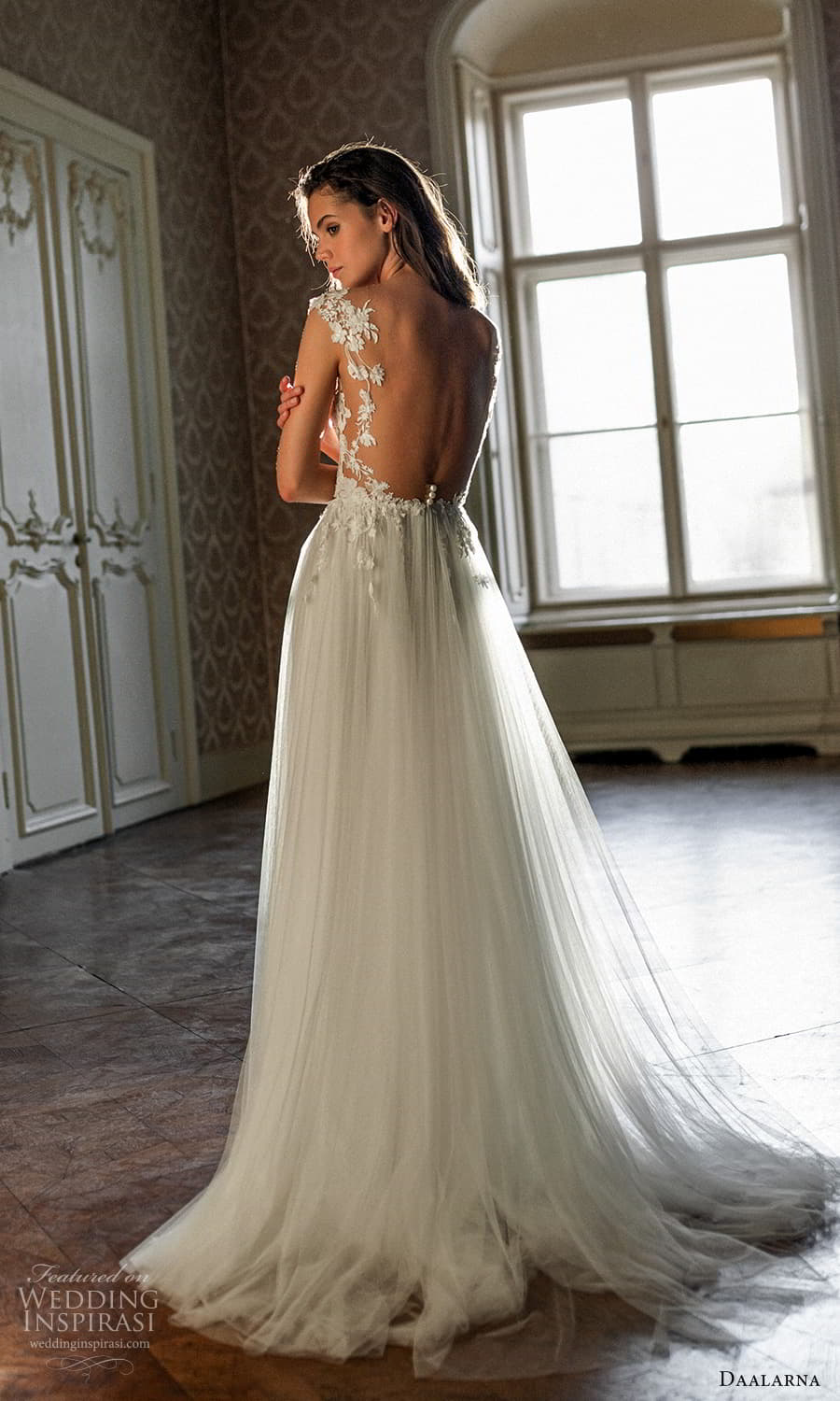 daalarna spring 2022 bridal cap sleeves plunging v neckline embellished bodice a line ball gown wedding dress sweep train (16) bv daalarna spring 2022 bridal cap sleeves plunging v neckline embellished bodice a line ball gown wedding dress sweep train (16) bv
