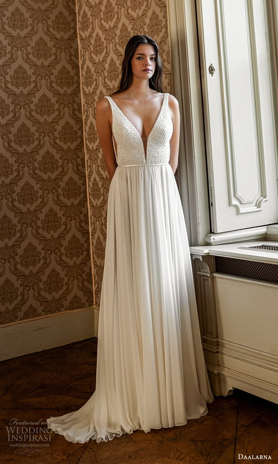 daalarna spring 2022 bridal sleeveless straps plunging v neckline embellished bodice a line wedding dress (24) mv daalarna spring 2022 bridal sleeveless straps plunging v neckline embellished bodice a line wedding dress (24) mv