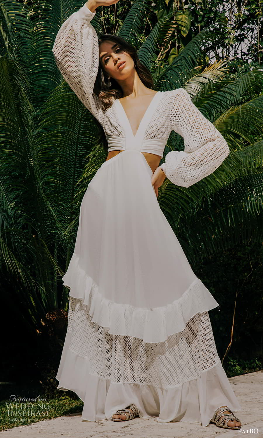 patbo spring 2022 bridal long bishop sleeves plunging v neckline side cutout clean bodice a line wedding dress (10) mv patbo spring 2022 bridal long bishop sleeves plunging v neckline side cutout clean bodice a line wedding dress (10) mv