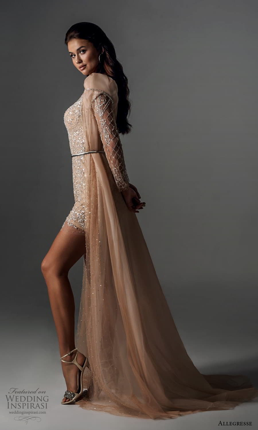 allegresse 2022 bridal long puff sleeves jacker sleeveless straps sweetheart neckline short wedding dress (5) sv allegresse 2022 bridal long puff sleeves jacker sleeveless straps sweetheart neckline short wedding dress (5) sv