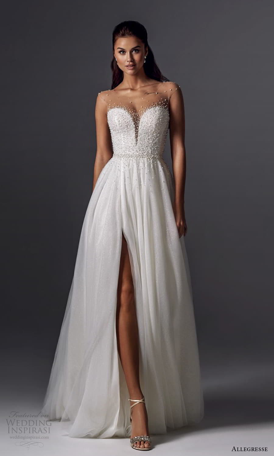 allegresse 2022 bridal sheer cap sleeves sweetheart neckline embellished bodice a line wedding dress chapel train (20) mv allegresse 2022 bridal sheer cap sleeves sweetheart neckline embellished bodice a line wedding dress chapel train (20) mv