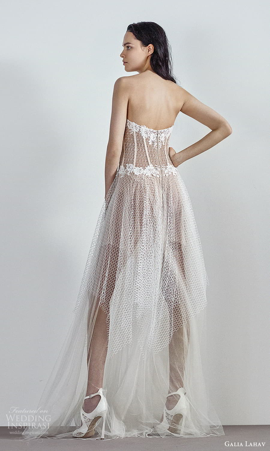 galia lahav 2022 pret bridal strapless sweetheart neckline fully embellished sheer skirt a line wedding dress (6) bv