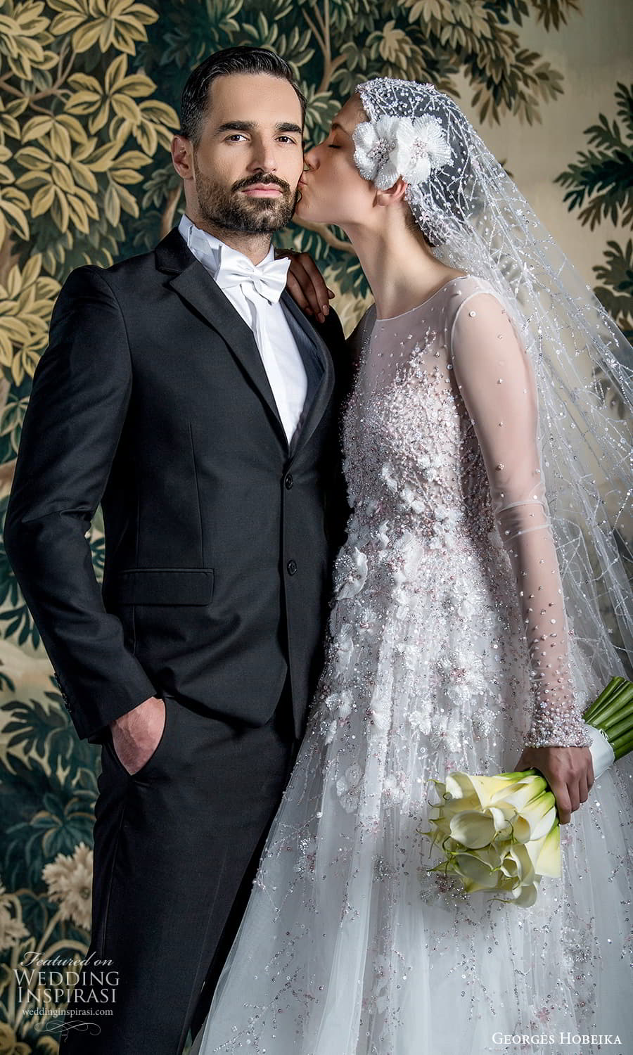 georges hobeika spring 2022 bridal sheer long sleeve jewel neckline fully embellished a line wedding dress (9) zsv georges hobeika spring 2022 bridal sheer long sleeve jewel neckline fully embellished a line wedding dress (9) zsv