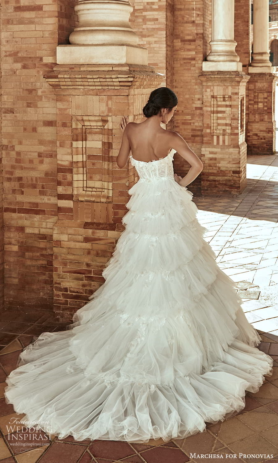 marchesa for pronovias 2022 bridal strapless sweetheart neckline embellished a line ball gown wedding dress chapel train (11) bv marchesa for pronovias 2022 bridal strapless sweetheart neckline embellished a line ball gown wedding dress chapel train (11) bv