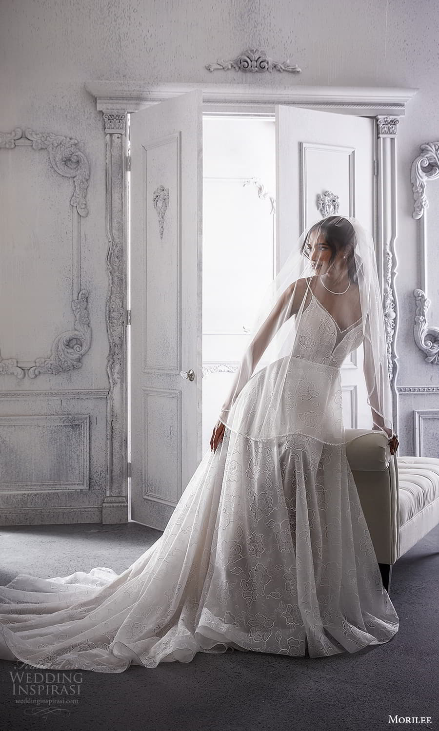 morilee spring 2022 bridal sleeveless straps v neckline embellished a line ball gown wedding dress chapel train (7) sv morilee spring 2022 bridal sleeveless straps v neckline embellished a line ball gown wedding dress chapel train (7) sv