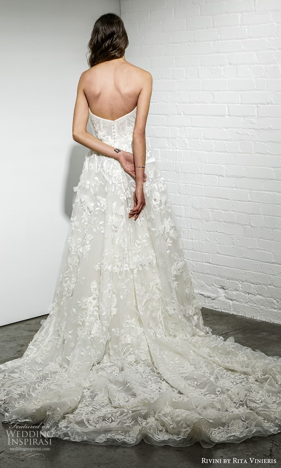 rivini rita vinieris spring 2022 bridal strapless sweetheart neckline fully embellished a line ball gown wedding dress chapel train (8) bv rivini rita vinieris spring 2022 bridal strapless sweetheart neckline fully embellished a line ball gown wedding dress chapel train (8) bv
