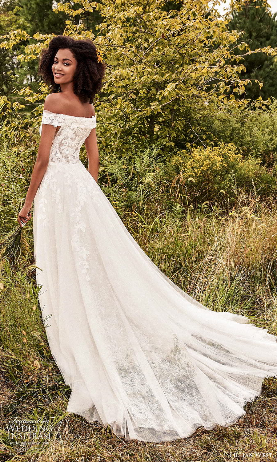 lillian west fall 2021 bridal off shoulder strap sweetheart neckline fully embellished a line ball gown wedding dress chapel train (17) bv lillian west fall 2021 bridal off shoulder strap sweetheart neckline fully embellished a line ball gown wedding dress chapel train (17) bv