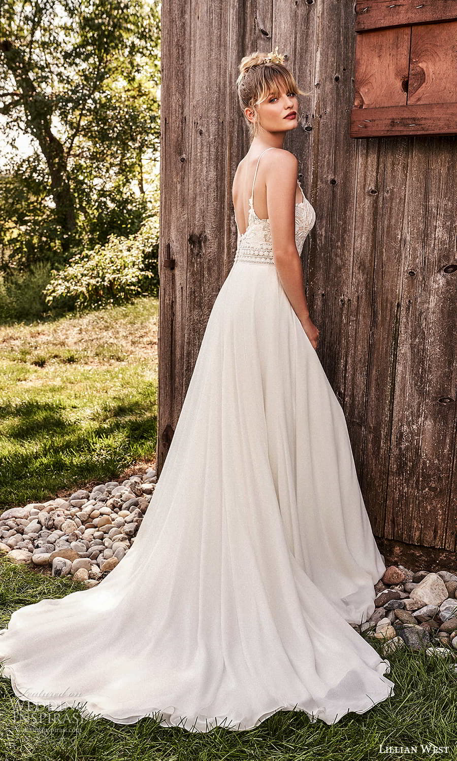 lillian west fall 2021 bridal sleeveless straps sweetheart neckline embellished bodice clean skirt a line wedding dress chapel train (6) bv lillian west fall 2021 bridal sleeveless straps sweetheart neckline embellished bodice clean skirt a line wedding dress chapel train (6) bv