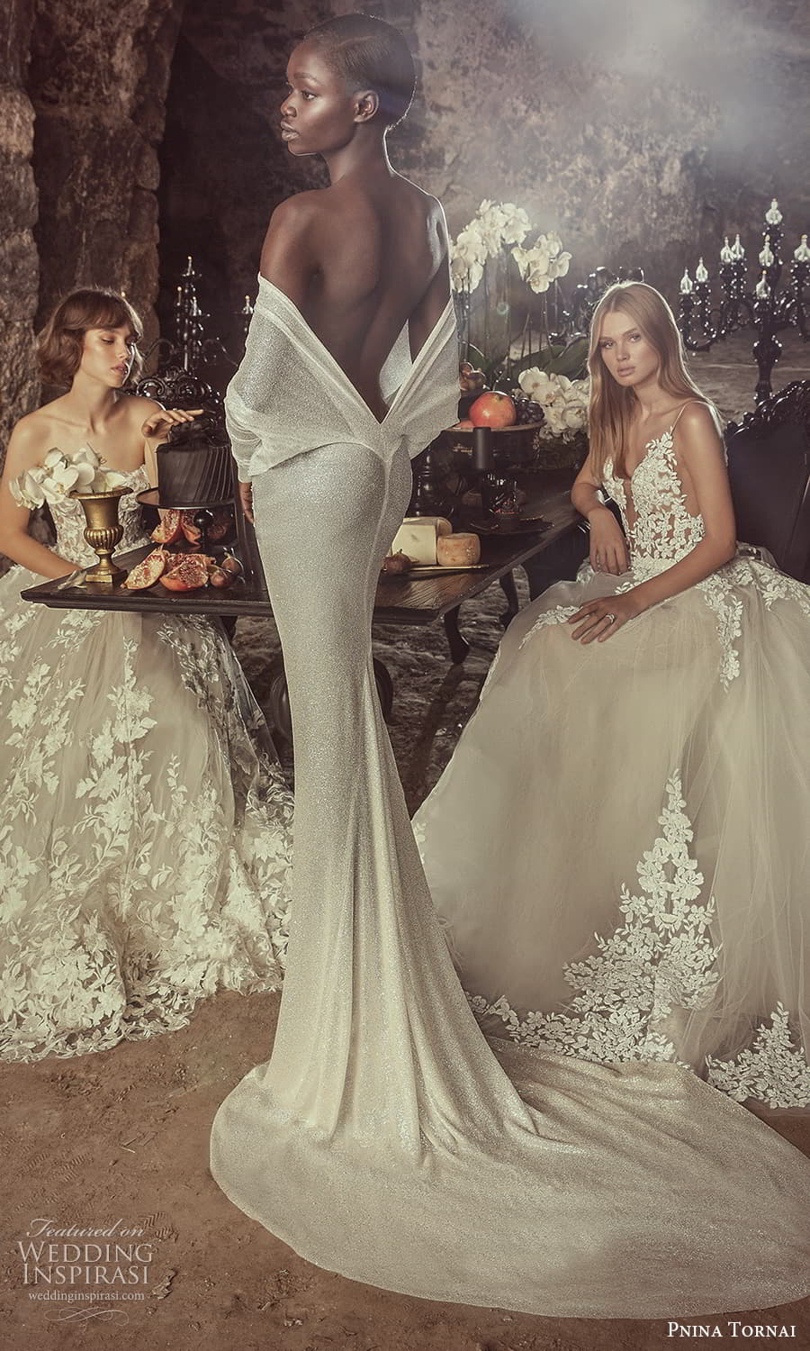 pnina tornai 2021 bridal long sleeve off shoulder asymmetric neckline fully embellished blouson sheath wedding dress sweep train (9) bv pnina tornai 2021 bridal long sleeve off shoulder asymmetric neckline fully embellished blouson sheath wedding dress sweep train (9) bv
