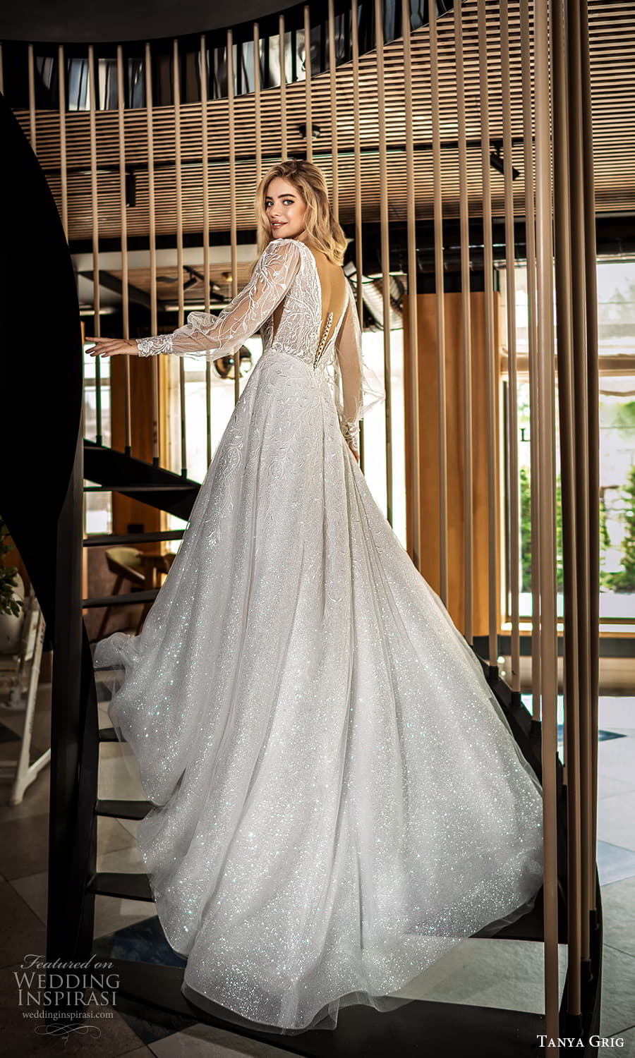 tanya grig 2022 bridal sheer bishop sleeve v neckline fully embellished lace a line ball gown wedding dress chapel train (11) bv tanya grig 2022 bridal sheer bishop sleeve v neckline fully embellished lace a line ball gown wedding dress chapel train (11) bv