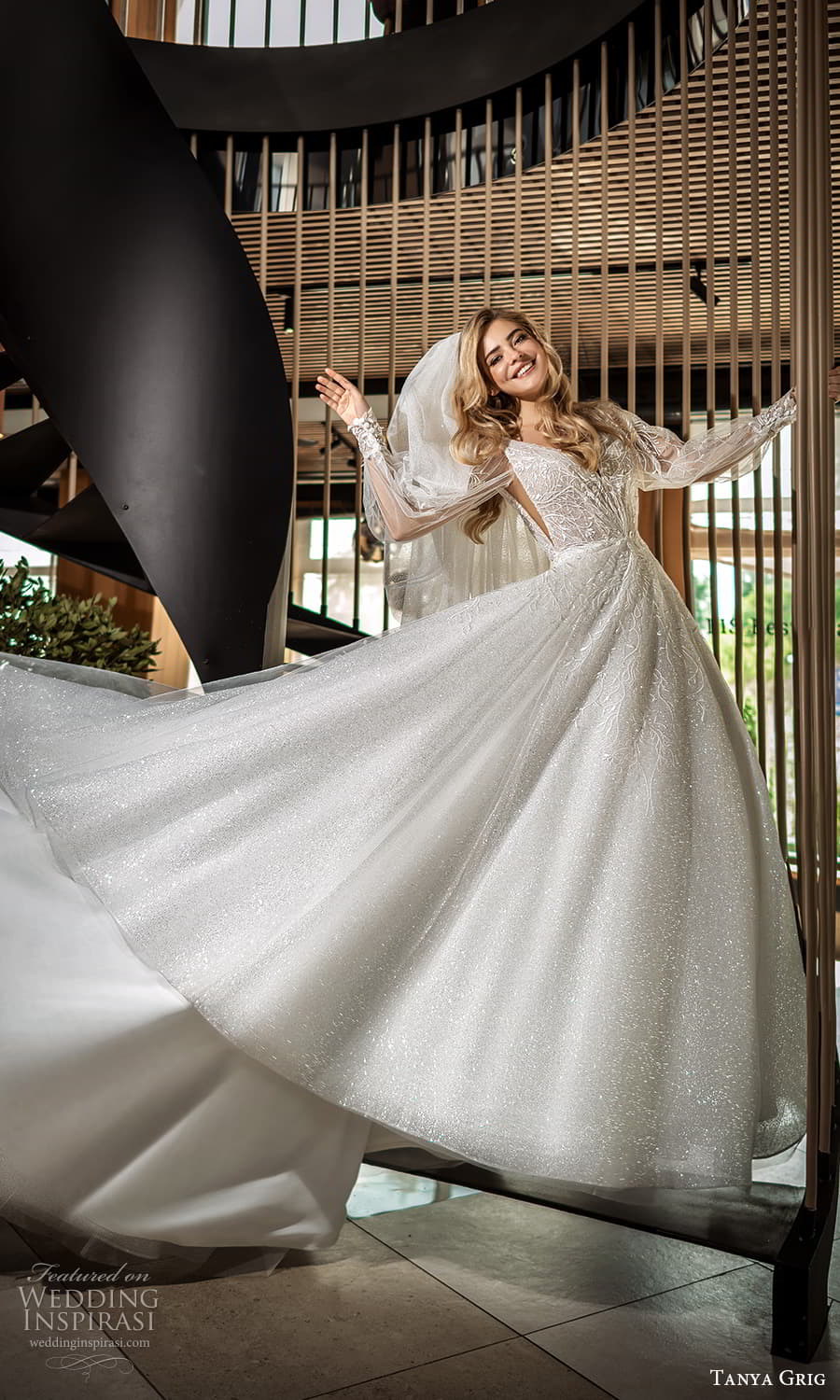 tanya grig 2022 bridal sheer bishop sleeve v neckline fully embellished lace a line ball gown wedding dress chapel train (11) sv tanya grig 2022 bridal sheer bishop sleeve v neckline fully embellished lace a line ball gown wedding dress chapel train (11) sv