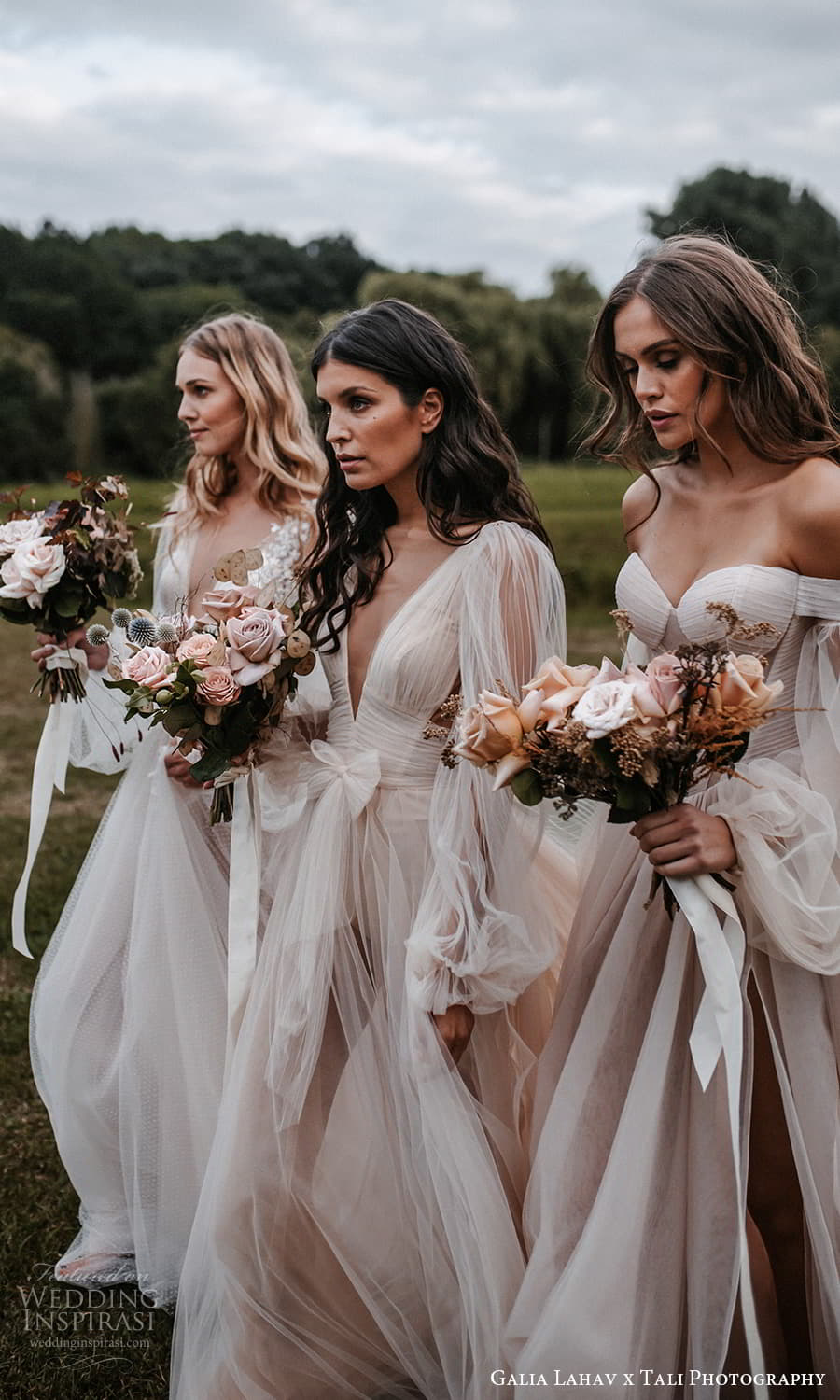 gala galia lahav 2022 capsule bridal long sheer bishop puff sleeves plunging v neckline pleated bodice a line wedding dress sheer skirt blush chapel train (2) zsv gala galia lahav 2022 capsule bridal long sheer bishop puff sleeves plunging v neckline pleated bodice a line wedding dress sheer skirt blush chapel train (2) zsv