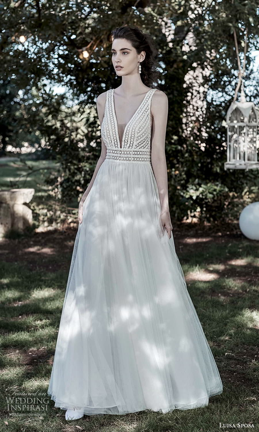 luisa sposa 2022 bridal sleeveless straps plunging v neckline embellished bodice a line wedding dress (15) mv