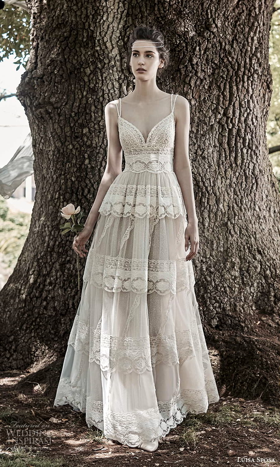 luisa sposa 2022 bridal sleeveless straps sweetheart neckline fully embellished boho a line ball gown wedding dress (13) mv