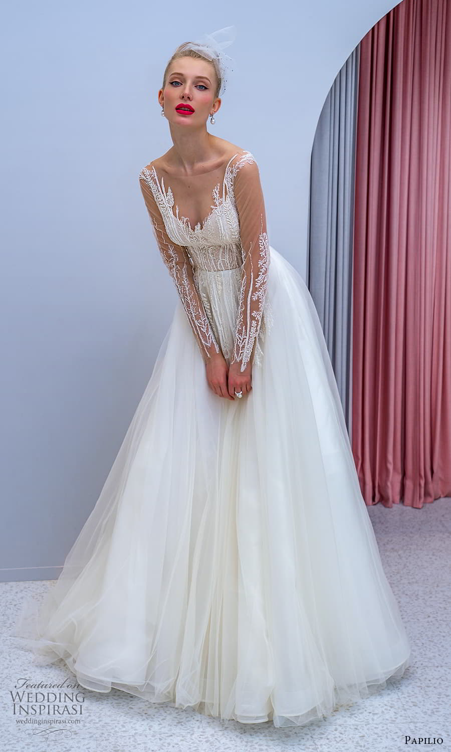papilio 2022 bridal sheer long sleeve illusion bateau sweetheart neckline embellished bodice a line wedding dress chapel train (22) mv papilio 2022 bridal sheer long sleeve illusion bateau sweetheart neckline embellished bodice a line wedding dress chapel train (22) mv
