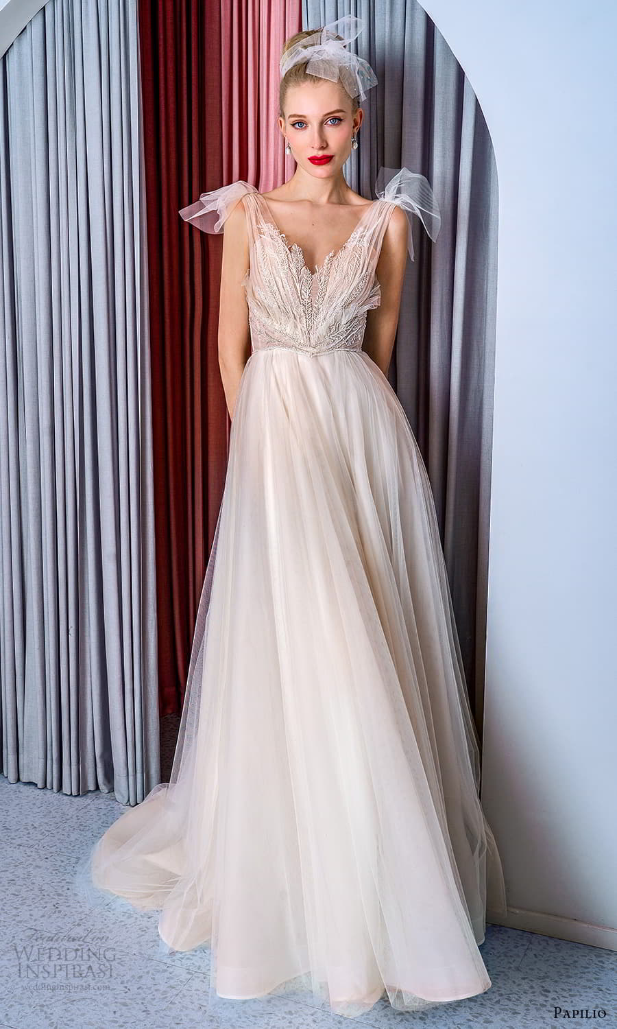 papilio 2022 bridal sleeveless straps v neckline embellished bodice a line wedding dress chapel train (11) mv papilio 2022 bridal sleeveless straps v neckline embellished bodice a line wedding dress chapel train (11) mv