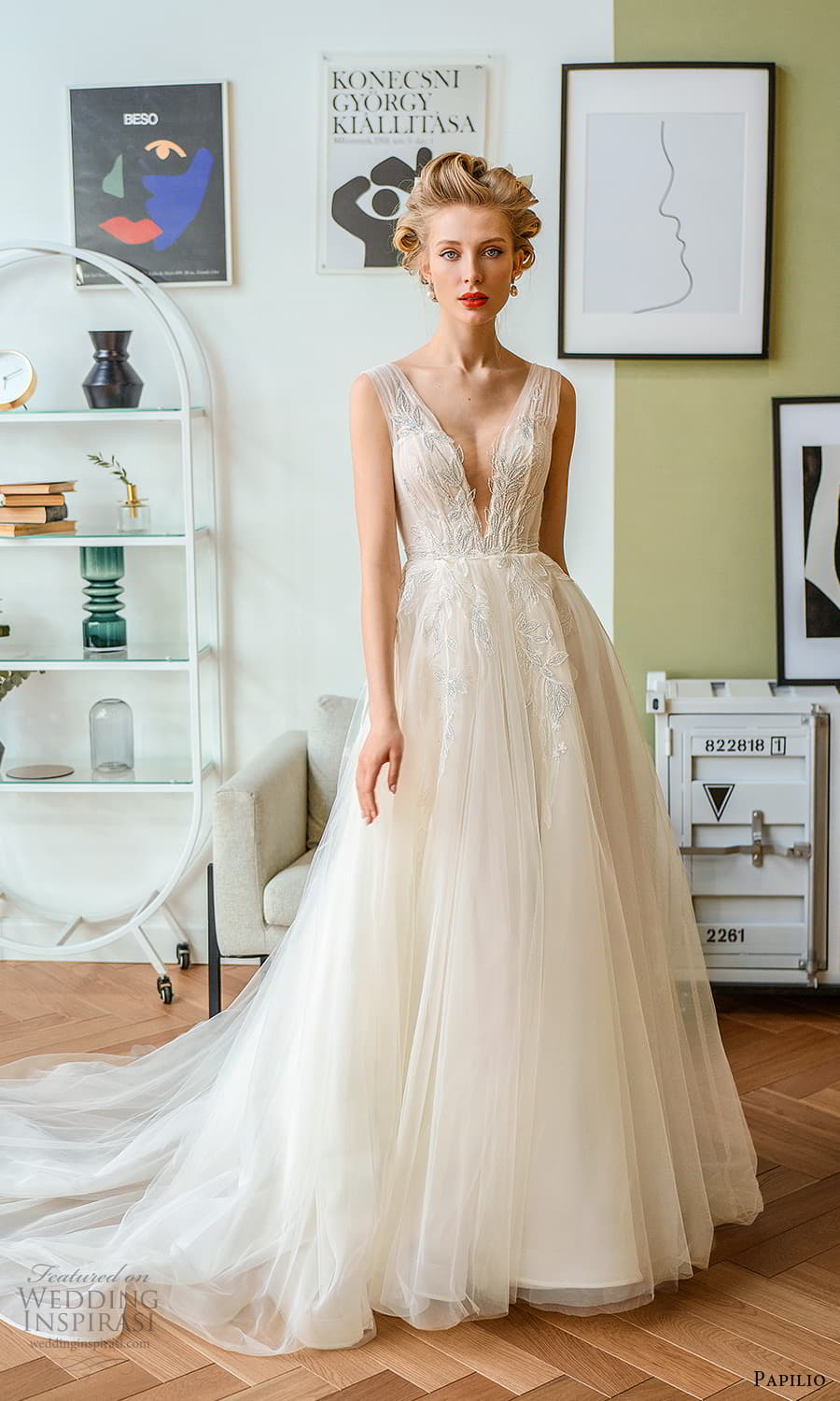 papilio 2022 bridal sleeveless thick straps plunging v neckline embellished bodice a line ball gown wedding dress chapel train (1) mv papilio 2022 bridal sleeveless thick straps plunging v neckline embellished bodice a line ball gown wedding dress chapel train (1) mv