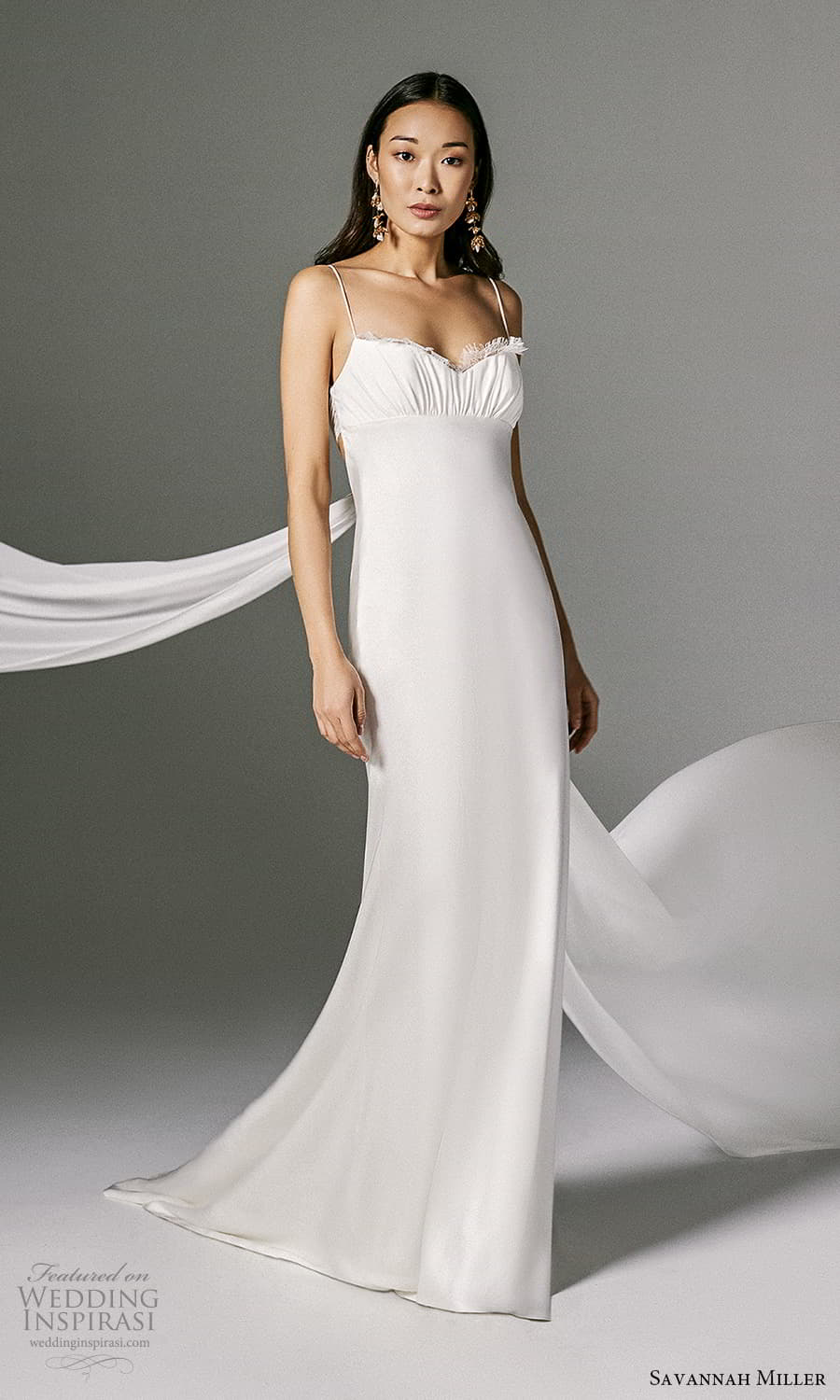 savannah miller spring 2022 bridal sleeveless straps sweetheart neckline ruched bodice clean minimalist slip sheath wedding dress chapel train (3) fv savannah miller spring 2022 bridal sleeveless straps sweetheart neckline ruched bodice clean minimalist slip sheath wedding dress chapel train (3) fv
