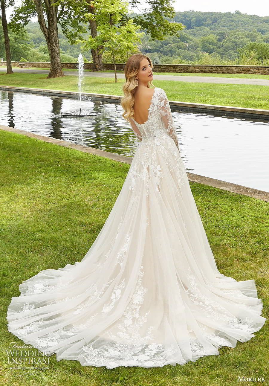 morilee fall 2022 bridal detachable illusion sleeve strapless sweetheart neckline embellished lace bodice a line ball gown wedding dress chapel train (19) bv morilee fall 2022 bridal detachable illusion sleeve strapless sweetheart neckline embellished lace bodice a line ball gown wedding dress chapel train (19) bv