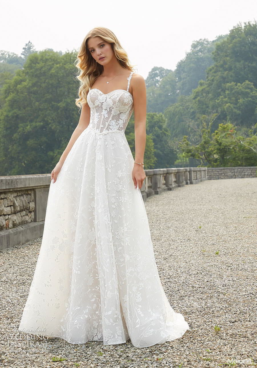 morilee fall 2022 bridal sleeveless straps sweetheart neckline corset bodice a line ball gown wedding dress chapel train (1) mv morilee fall 2022 bridal sleeveless straps sweetheart neckline corset bodice a line ball gown wedding dress chapel train (1) mv