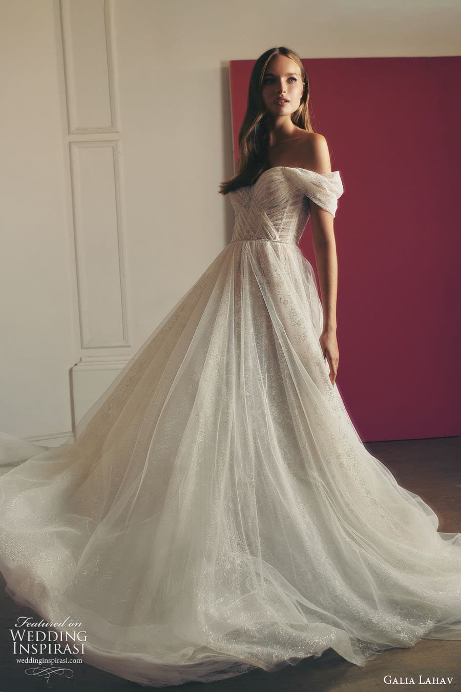 galia lahav fall 2022 gala bridal detached bow strap sweetheart neckline ruched bodice a line ball gown wedding dress chapel train (9) fv galia lahav fall 2022 gala bridal detached bow strap sweetheart neckline ruched bodice a line ball gown wedding dress chapel train (9) fv