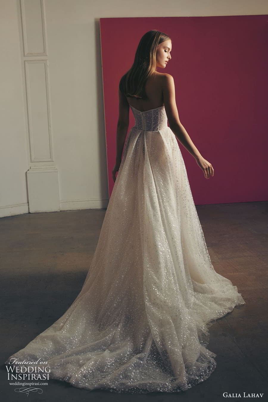 galia lahav fall 2022 gala bridal strapless sweetheart neckline embellished a line ball gown wedding dress sheer back chapel train (11) bv galia lahav fall 2022 gala bridal strapless sweetheart neckline embellished a line ball gown wedding dress sheer back chapel train (11) bv