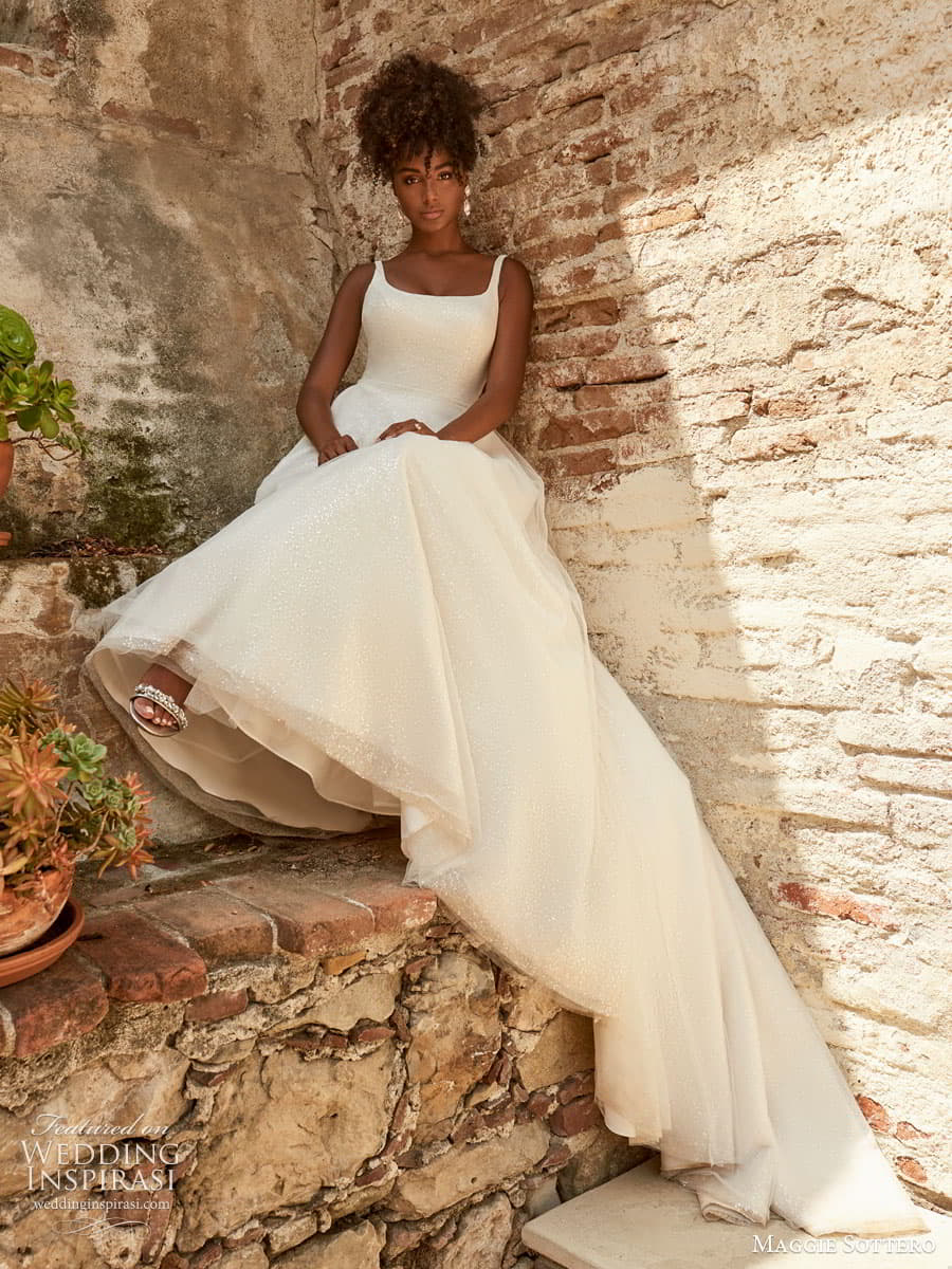 maggie sottero spring 2022 bridal sleeveless strap square neckline illusion side cutout clean minimalist ball gown a line wedding dress (36) mv maggie sottero spring 2022 bridal sleeveless strap square neckline illusion side cutout clean minimalist ball gown a line wedding dress (36) mv