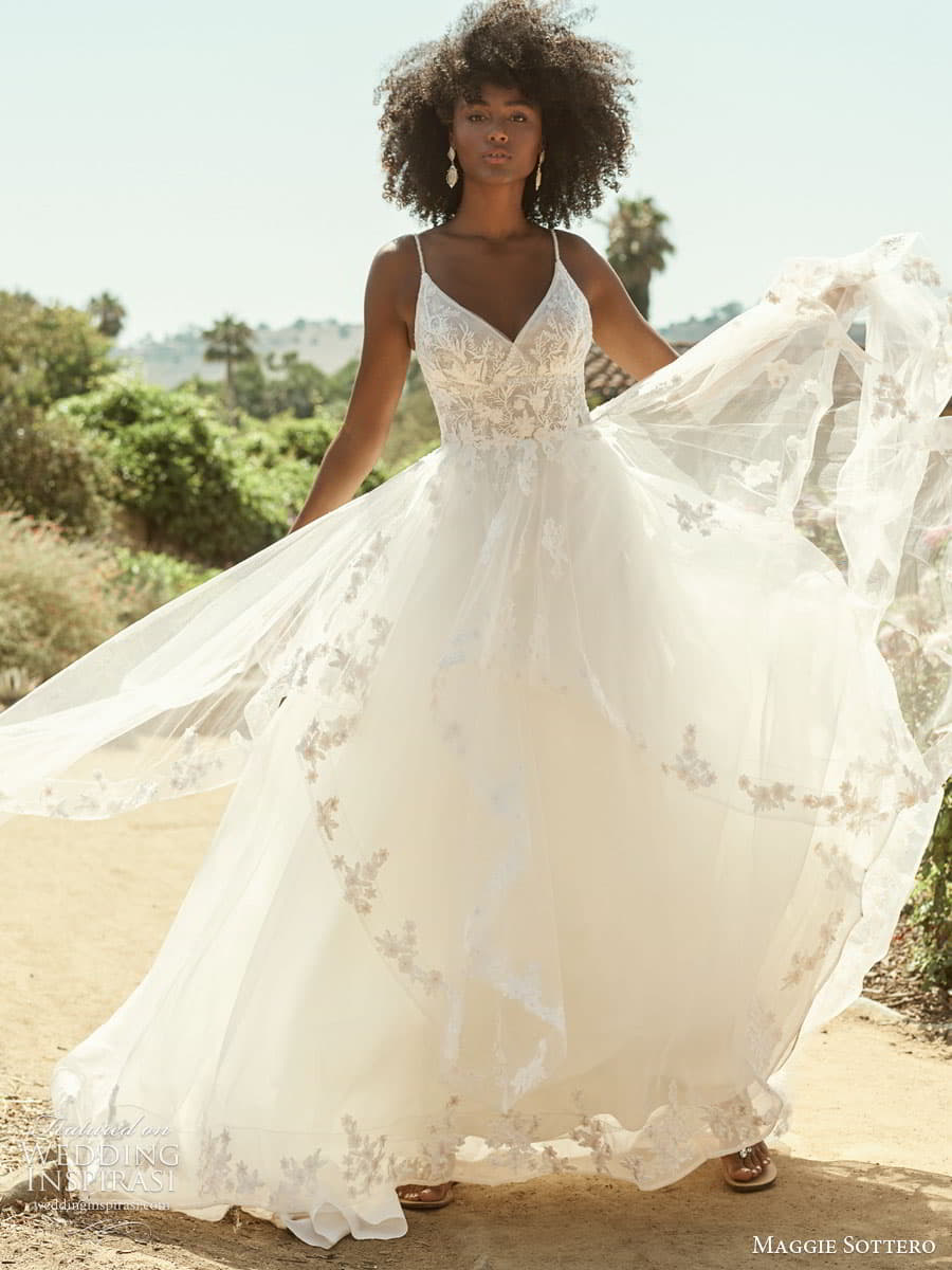 maggie sottero spring 2022 bridal sleeveless thin straps v neckline embellished bodice ball gown wedding dress chapel train (5) mv maggie sottero spring 2022 bridal sleeveless thin straps v neckline embellished bodice ball gown wedding dress chapel train (5) mv