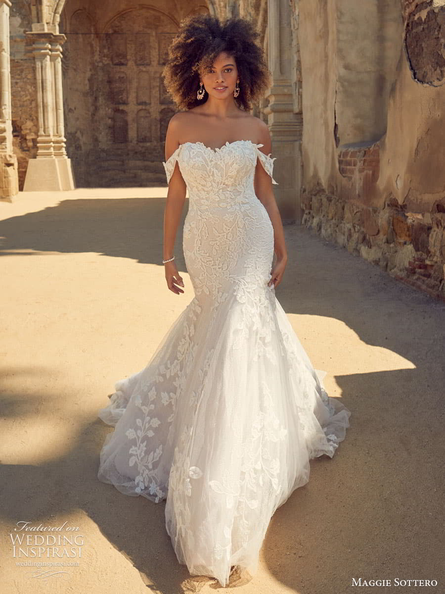 maggie sottero spring 2022 bridal sleevelesss thick straps sweetheart v neckline fit and flare lace wedding dress chapel train (20) mv maggie sottero spring 2022 bridal sleevelesss thick straps sweetheart v neckline fit and flare lace wedding dress chapel train (20) mv