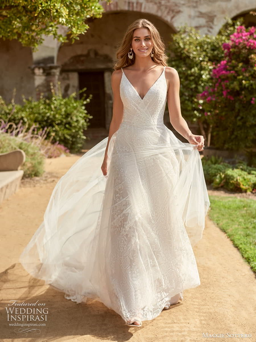maggie sottero spring 2022 bridal sleevelesss thin straps sweetheart v neckline fit and flare sheath lace wedding dress chapel train (22) mv maggie sottero spring 2022 bridal sleevelesss thin straps sweetheart v neckline fit and flare sheath lace wedding dress chapel train (22) mv