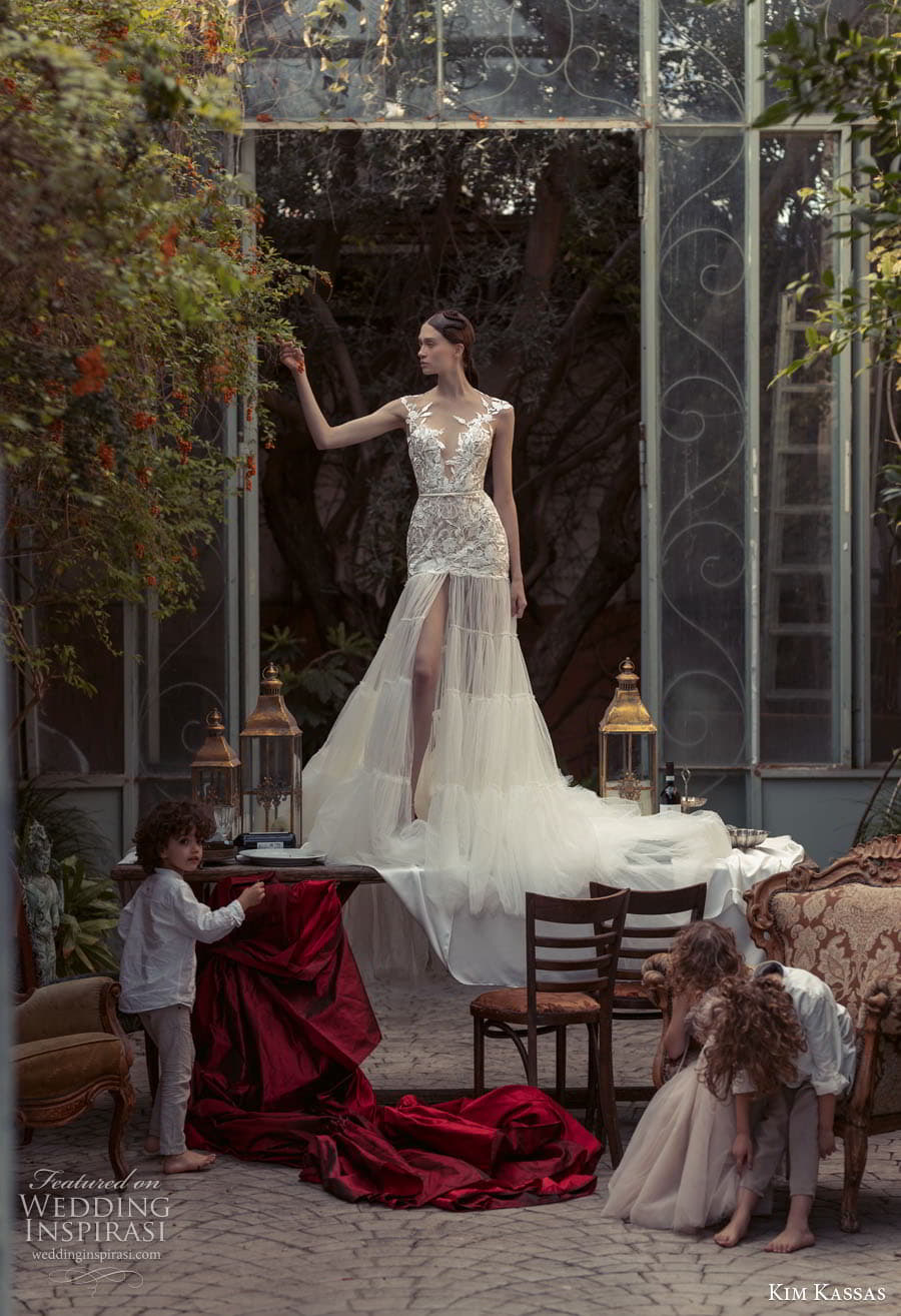 kim kassas couture spring 2023 bridal cap sleeve v neckline embellished bodice fit flare wedding dress chapel train (4) mv kim kassas couture spring 2023 bridal cap sleeve v neckline embellished bodice fit flare wedding dress chapel train (4) mv