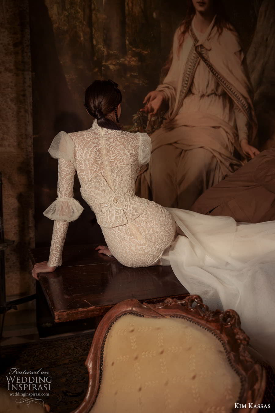 kim kassas couture spring 2023 bridal long puff sleeve high neckline embellished bodice fit flare mermaid wedding dress chapel train (9) zbv kim kassas couture spring 2023 bridal long puff sleeve high neckline embellished bodice fit flare mermaid wedding dress chapel train (9) zbv
