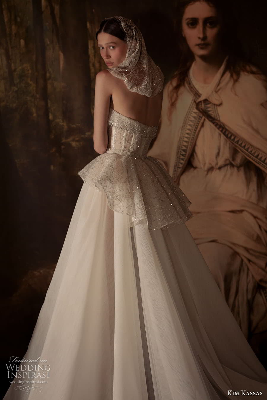 kim kassas couture spring 2023 bridal strapless straight across neckline embellished bodice a line ball gown wedding dress chapel train (3) bv kim kassas couture spring 2023 bridal strapless straight across neckline embellished bodice a line ball gown wedding dress chapel train (3) bv