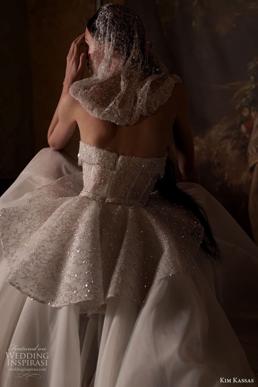 kim kassas couture spring 2023 bridal strapless straight across neckline embellished bodice a line ball gown wedding dress chapel train (3) zbv kim kassas couture spring 2023 bridal strapless straight across neckline embellished bodice a line ball gown wedding dress chapel train (3) zbv
