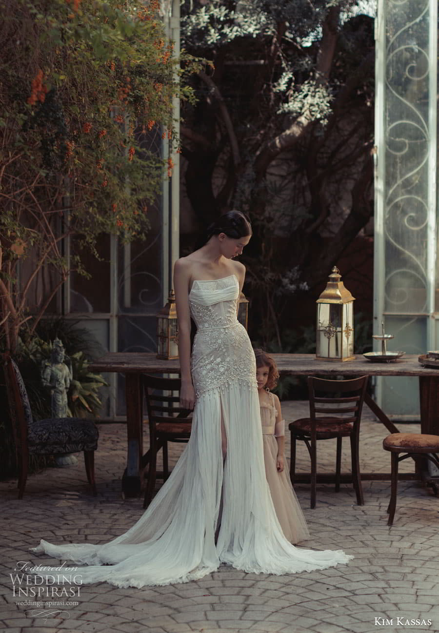 kim kassas couture spring 2023 bridal strapless straight across neckline fully embellished a line fit flare wedding dress slit skirt chapel train (1) mv kim kassas couture spring 2023 bridal strapless straight across neckline fully embellished a line fit flare wedding dress slit skirt chapel train (1) mv