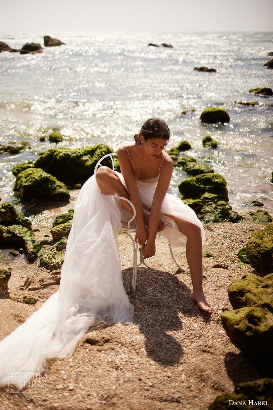 dana harel spring 2023 bridal sleeveless strap v neckline embellished a line wedding dress chapel train (4) fv dana harel spring 2023 bridal sleeveless strap v neckline embellished a line wedding dress chapel train (4) fv