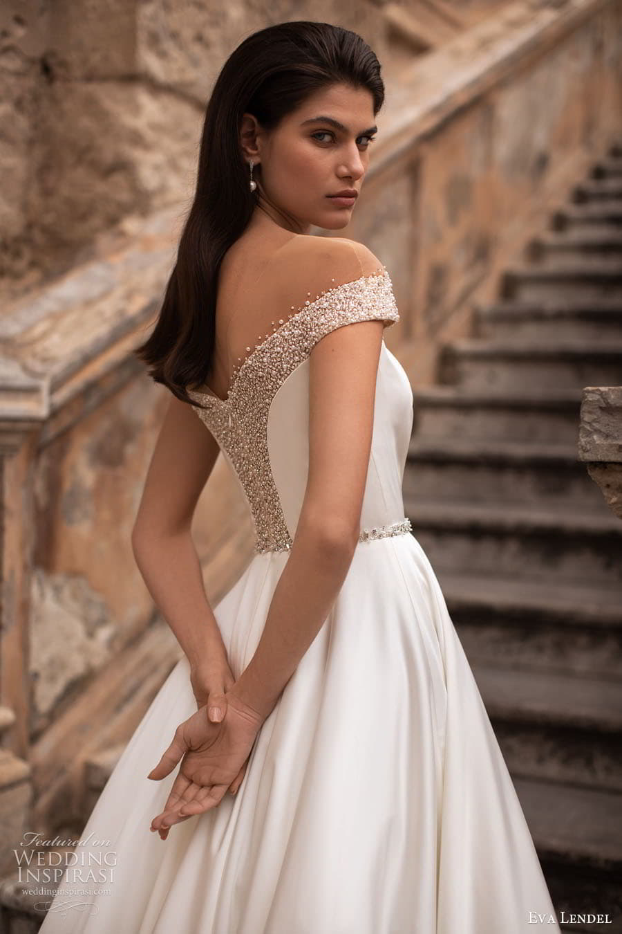 eva lendel 2023 bridal embellished a line ball gown wedding dress chapel train Primrose 2 (7) eva lendel 2023 bridal embellished a line ball gown wedding dress chapel train Primrose 2 (7)