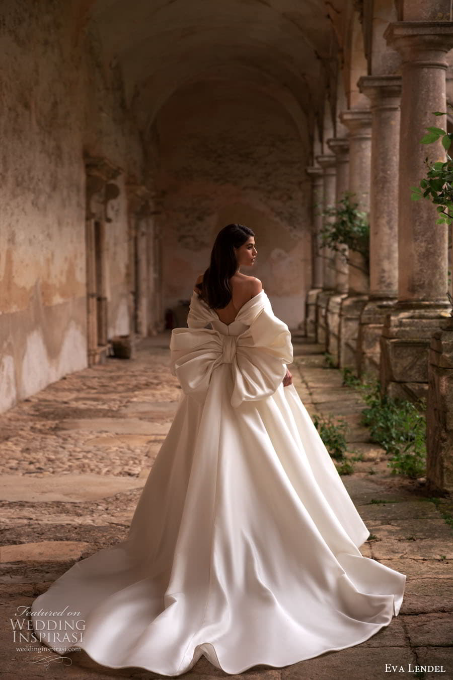 eva lendel 2023 bridal off shoulder sleeves sweetheart neckline a line ball gown wedding dress (3) bv