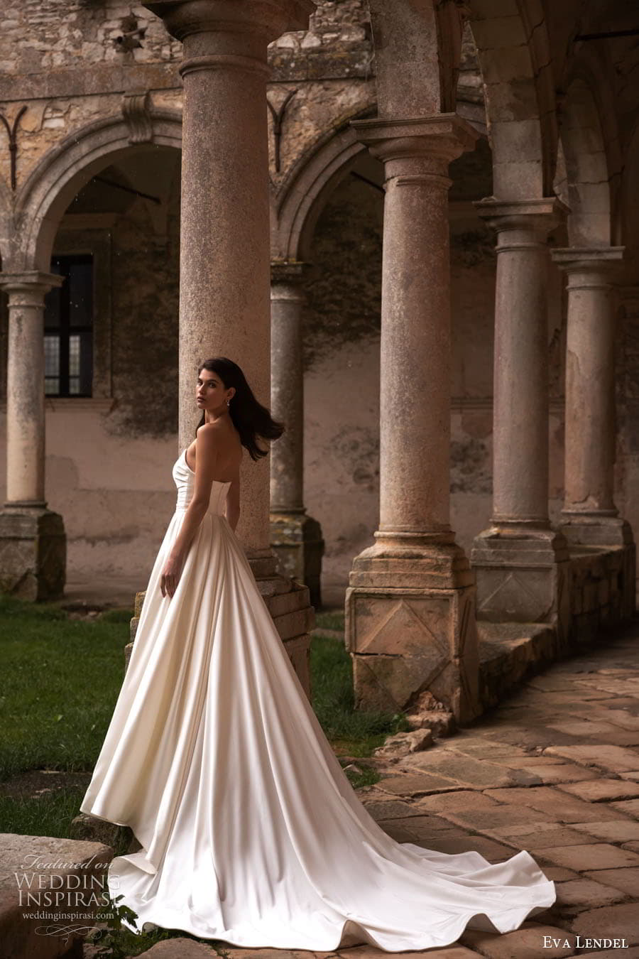 eva lendel 2023 bridal strapless sweetheart romantic a line wedding dress chapel train alessia (1) bv eva lendel 2023 bridal strapless sweetheart romantic a line wedding dress chapel train alessia (1) bv