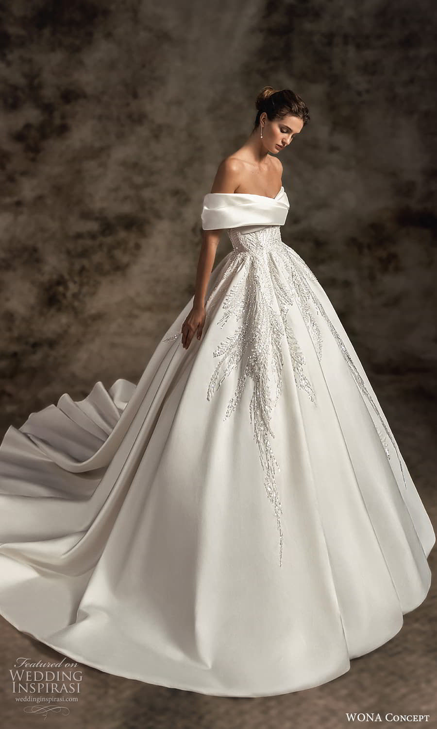 wona concept 2023 bridal off shoulder sleeve surplice neckline embellished a line ball gown wedding dress chapel train (12) mv wona concept 2023 bridal off shoulder sleeve surplice neckline embellished a line ball gown wedding dress chapel train (12) mv