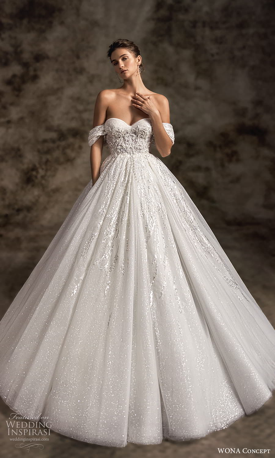 wona concept 2023 bridal off shoulder sleeve swag straps sweetheart neckline embellished bodice a line ball gown wedding dress chapel train (22) mv wona concept 2023 bridal off shoulder sleeve swag straps sweetheart neckline embellished bodice a line ball gown wedding dress chapel train (22) mv