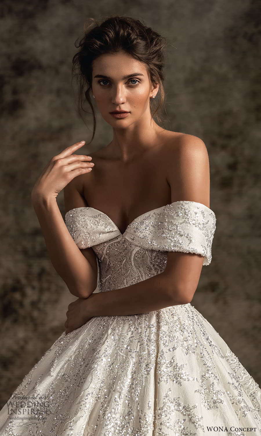 wona concept 2023 bridal off shoulder sleeve sweetheart neckline fully embellished a line ball gown wedding dress chapel train (16) zv wona concept 2023 bridal off shoulder sleeve sweetheart neckline fully embellished a line ball gown wedding dress chapel train (16) zv